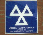 MOT test sign